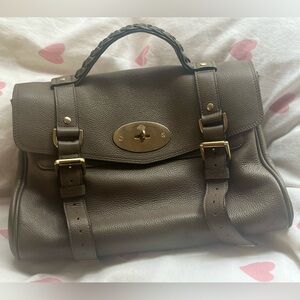 New Mulberry Alexa Medium Satchel taupe
